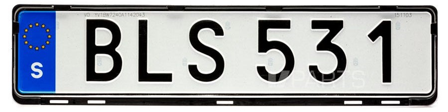 Picture of a license plate frame